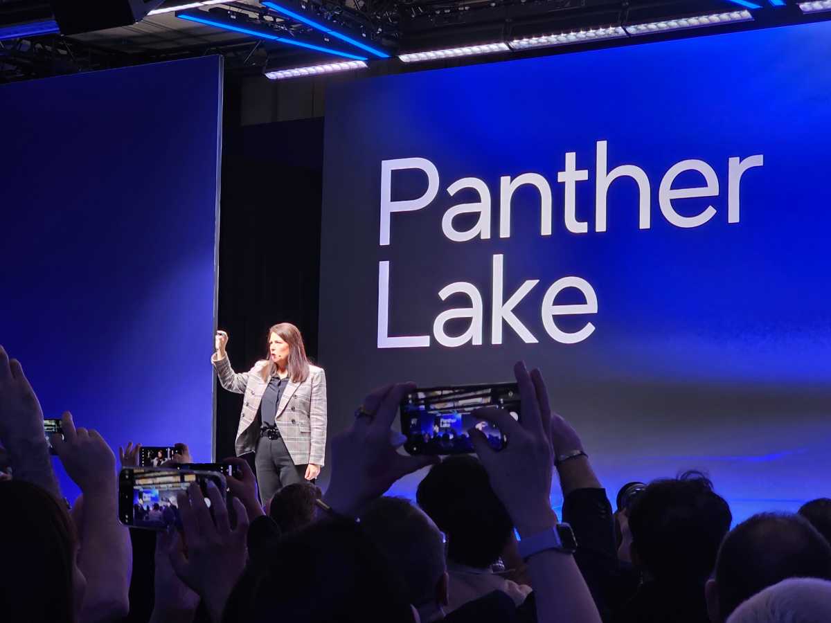 Intel Michelle Johnston Holthaus CEO Panther Lake