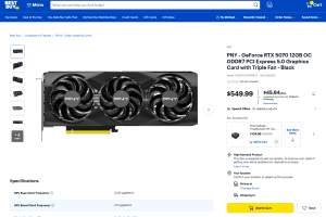 This is not a drill: RTX 5070 is in stock at Best Buy, at MSRP