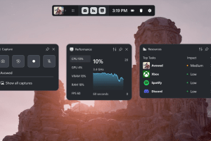 Windows Game Bar gets design tweaks for better handheld gaming